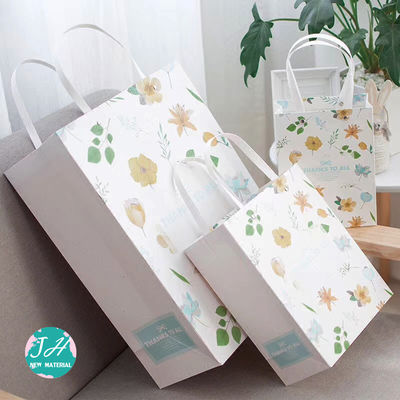 100gsm Wide Uses Ribbon Handle Printed Paper Shopping Bags