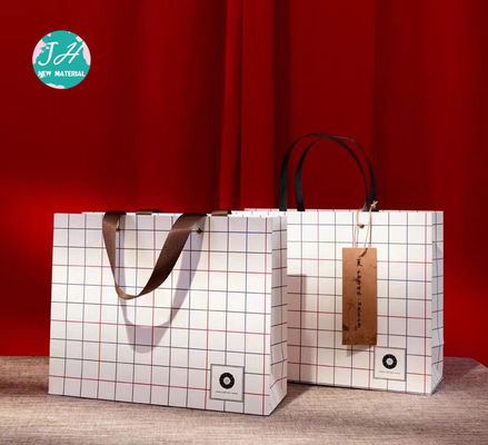 100gsm Wide Uses Ribbon Handle Printed Paper Shopping Bags