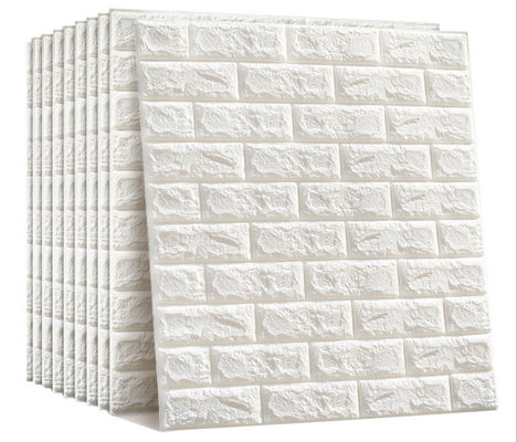 Waschbare 8mm starke haltbare Tapete PET Schaum-3D