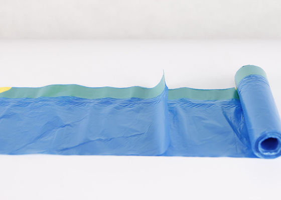 Plastikabfall des HDPE Zugschnur-Abfall-freien Raumes sackt kundengebundene Farbe ein