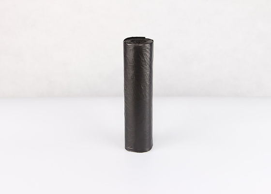 Biologisch abbaubare schwarze Plastik-ein 55 Gallonen-Abfall-Taschen falten kundenspezifisches LDPE